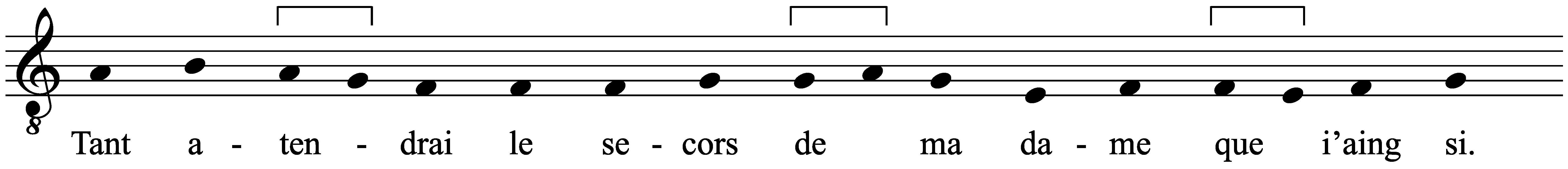 Work musical notation